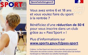 L'offre Pass'Sport 