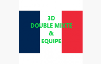 France 3D double mixte &amp; équipe