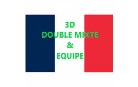 France 3D double mixte &amp; équipe
